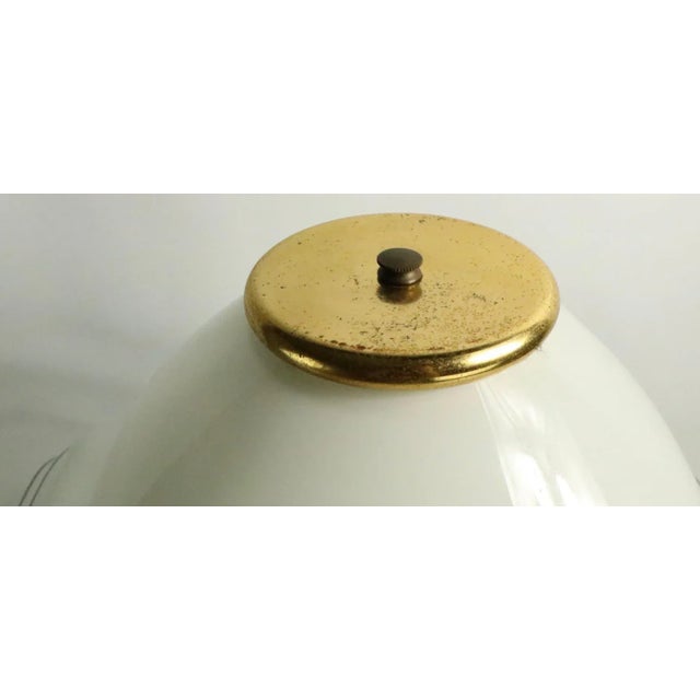 Murano Glass Table Lamp with Glass Base and Shade Attributed to Tagliapietra For Sale - Image 10 of 11