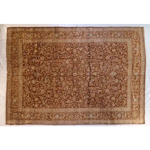 1970's Persian Kashan Palace Rug, 13'4" X 18'10" For Sale - Image 10 of 10