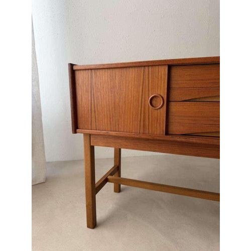 Vintage Scandinavian Teak Sideboard, 1960s For Sale - Image 9 of 13