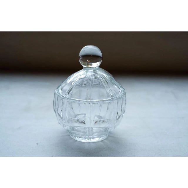 Mid-Century Small Glass Candy Jar For Sale - Image 6 of 13