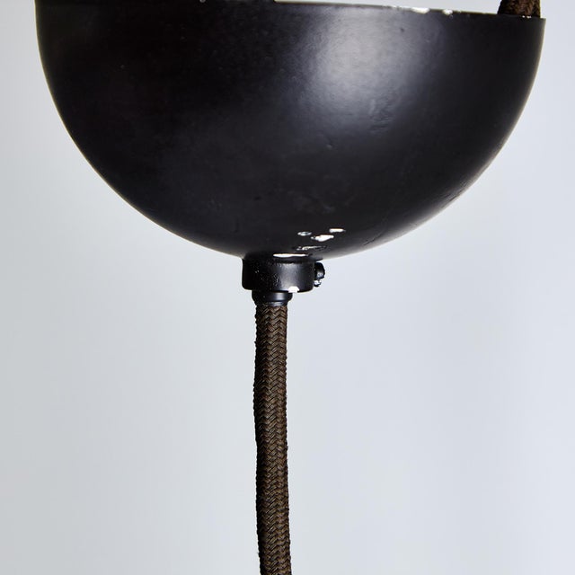 Black and White Cone-Shaped Pendant For Sale - Image 5 of 18