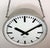 Large Industrial Double Sided Factory Clock from Simlex, 1960s For Sale - Image 4 of 18