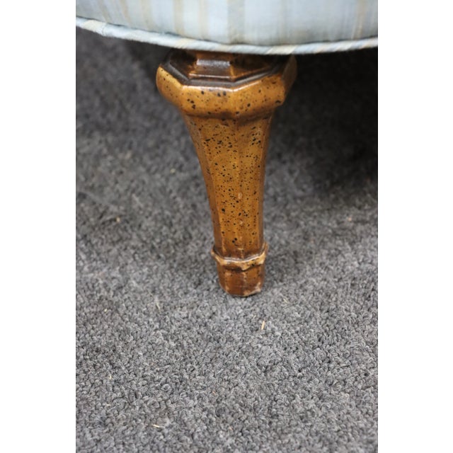 Blue Mid Century Accent Chairs/Pair For Sale - Image 8 of 10