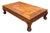 Vintage Solid Walnut Rectangular Coffee Table, Cherry Finish, Ball and Claw Legs For Sale