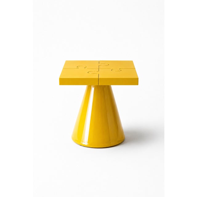 Not Yet Made - Made To Order Popzlle Side Table in Yellow Lacquer by Alexandre Ligios For Sale - Image 5 of 5