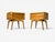 Mid-Century Modern Edmond J Spence, Nightstands, Burled Maple, Bentwood, Sweden, 1960s For Sale - Image 3 of 10