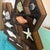 Black Mid-Century Modern Geometric Mountain Wooden Curio Shelf With Natural Seashell Collection For Sale - Image 8 of 11