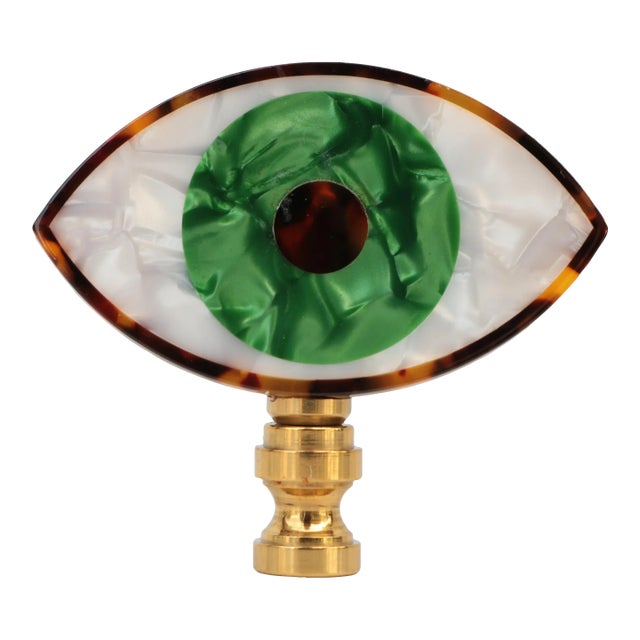 Green Eye Lamp Finial For Sale