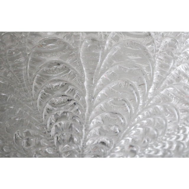 Mid-Century Crystal Glass Ceiling Lamp from Hillebrand, 1960s For Sale - Image 9 of 11