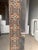 Wood Indonesian Construction Element in Carved Wood with Red, Blue and Yellow Geometric Frieze Mounted on a Base For Sale - Image 7 of 18