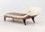 Modern Embossed Leather and Flokati Chaise Longue For Sale In New York - Image 6 of 11