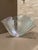 This eye-catching piece is an iridescent art glass handkerchief vase, also known by its traditional Italian name,...