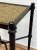 Wood Vintage Hammered Cast Iron Woven Top Table For Sale - Image 7 of 8