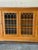 In Style of Henning Kjærnulf Oak Sideboard Credenza With Carved and Leaded Glass Doors Danish Mid-Century Modern 1970s For Sale - Image 11 of 11