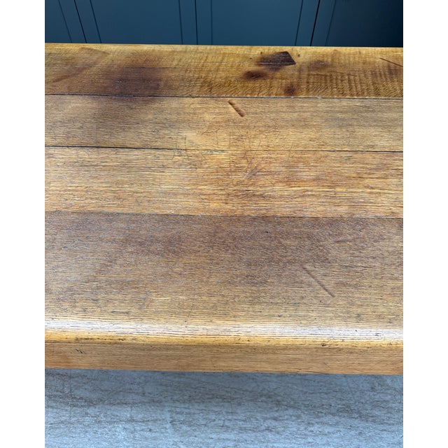 Large Craft Dining Table in Oak, 1890s For Sale - Image 11 of 18