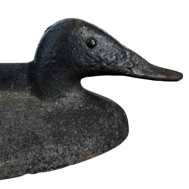 Black Early 20th Century American Iron Duck Boot Scrape For Sale - Image 8 of 11