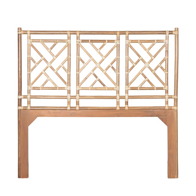 Not Yet Made - Made To Order Chippendale Standard Bed Double - Natural For Sale - Image 5 of 10