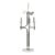 Gaetano Sciolari Style Polished Chrome Table Lamp 20th Century Modern Lighting For Sale