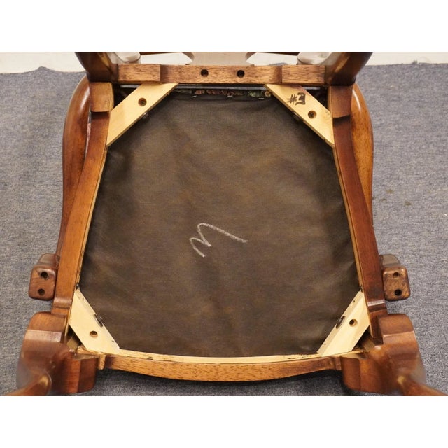 Bernhardt Furniture Solid Cherry Traditional Style Dining Arm Chair For Sale - Image 10 of 11