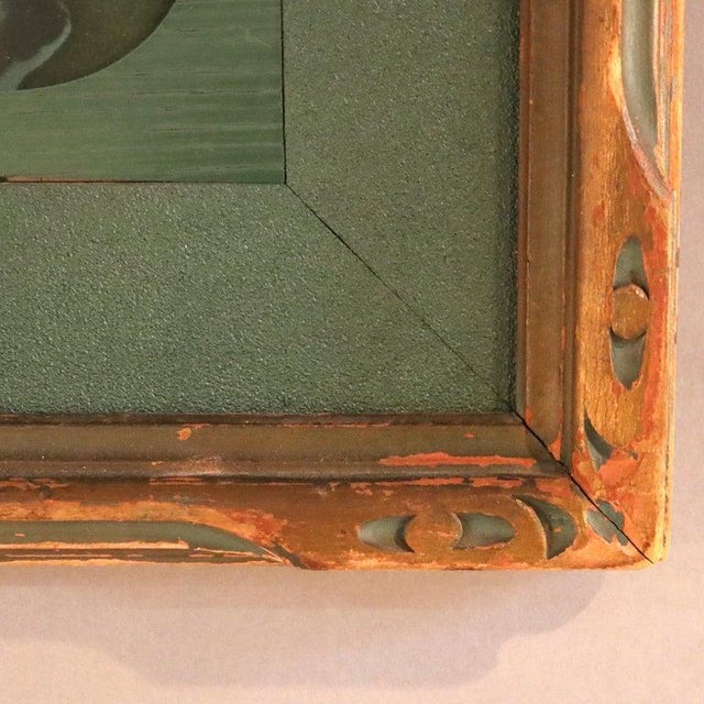 Green Large Antique Maxfield Parrish Print “Cleopatra” C1920 For Sale - Image 8 of 12