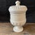 White Antique Italian Apothecary Jar Venetian Acetosa Porcelain Urn Large For Sale - Image 8 of 10