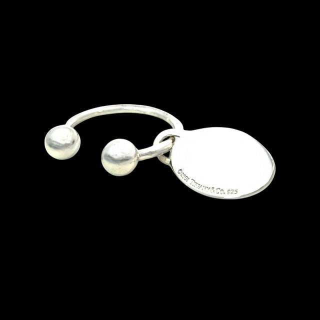 1990s 1990s Tiffany & Co Estate Hanging Ornament Keychain Sterling Silver For Sale - Image 5 of 9