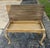 Antique French Louis XV Style Carved Wood Bench With Floral Needlepoint Seat For Sale - Image 4 of 5