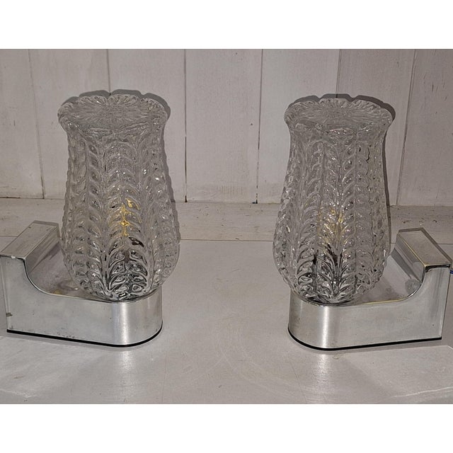 Vintage Wall Lamps by Böhmer Leuchten, 1970s, Set of 2, in Good conditions. Designed 1970 to 1979 This piece has an...