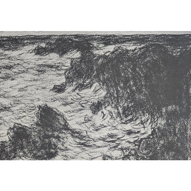 After Claude Monet, The Sea at Belle-Isle, 1918, Lithograph For Sale - Image 4 of 11