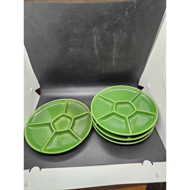 Vintage Landert Appetizer Plates, France, Set of Four