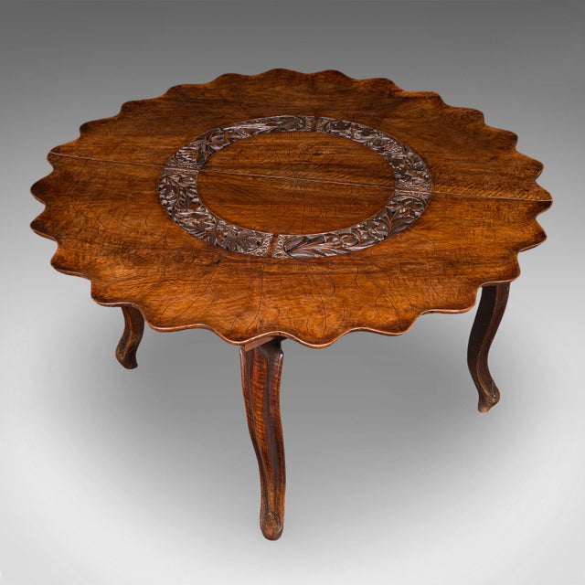 Antique Campaign Silver Table, Anglo Indian, 4 Seat, Dining, Colonial, Victorian For Sale - Image 6 of 11