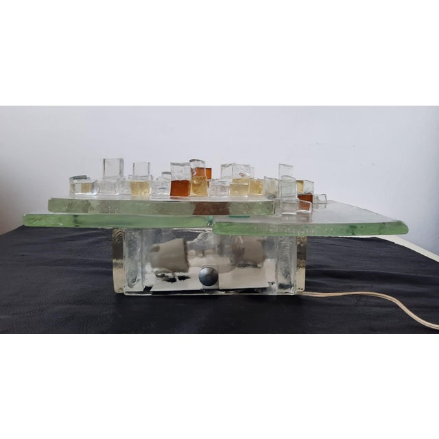 Murano Wall or Ceiling Lamp by Albano Poli for Poliarte Pavo, 1970s For Sale - Image 9 of 16