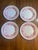 Pink 1960s Wedgwood Bramble Pink 8.25” Set of 4 Plates For Sale - Image 8 of 12