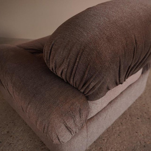 Brown Vintage Italian Lounge Chair For Sale - Image 8 of 11