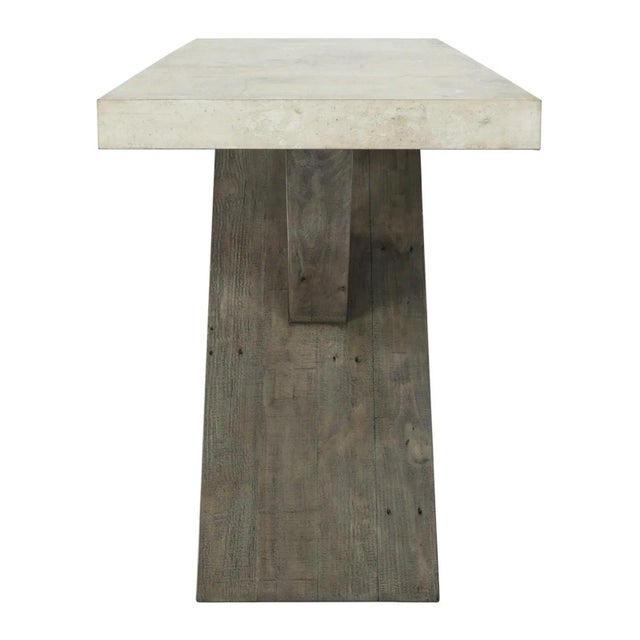 Cairn X-Base Rustic Modern Console Table For Sale - Image 4 of 12