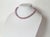 Natural Freshwater Edison Pink Pearl Necklace With 14k Gold Clasp For Sale - Image 4 of 8