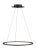 Contemporary Visual Comfort Modern Vellavi 24 Chandelier LED Nightshade Black For Sale - Image 3 of 3