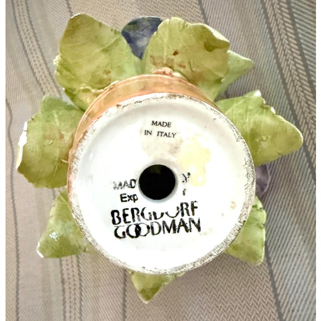 Ceramic Italian Ceramic Potted Flowers for Bergdorf Goodman For Sale - Image 7 of 8