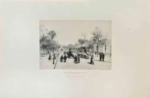 Adolphe Martial-Potémont, Ancien Boulevard Extérieur de Paris, Etching, 1870s