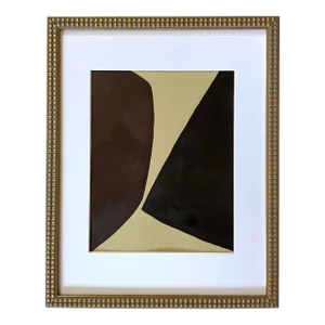2023 "Colpetto" Modern Abstract Painting on Paper by Artist r.k. Red