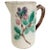 Ceramic Vintage 20th Century Majolica Pitcher With Floral Leaf Designs and Berries For Sale - Image 7 of 7