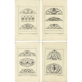 Johann Martin Will, Architecture Prints, 1780, Set of 4 For Sale