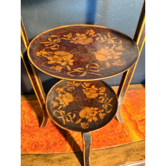 Antique 3-Tier Cake Stand For Sale - Image 4 of 7