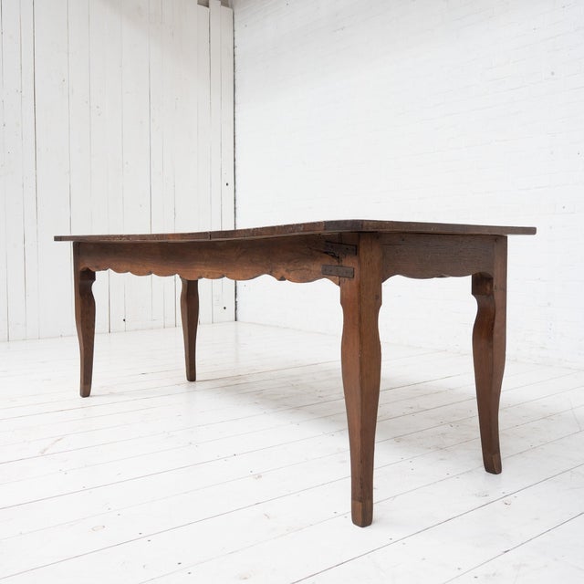 Antique French Oak Table, 1780 For Sale - Image 4 of 11