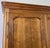 Vintage Louis XVI French Three Door Oak Carved Armoire For Sale - Image 4 of 13
