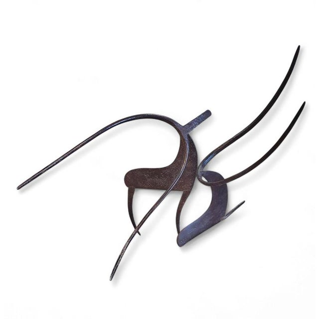 Iron Sculpture by Jean Pierre Augier, 1960s For Sale - Image 6 of 9