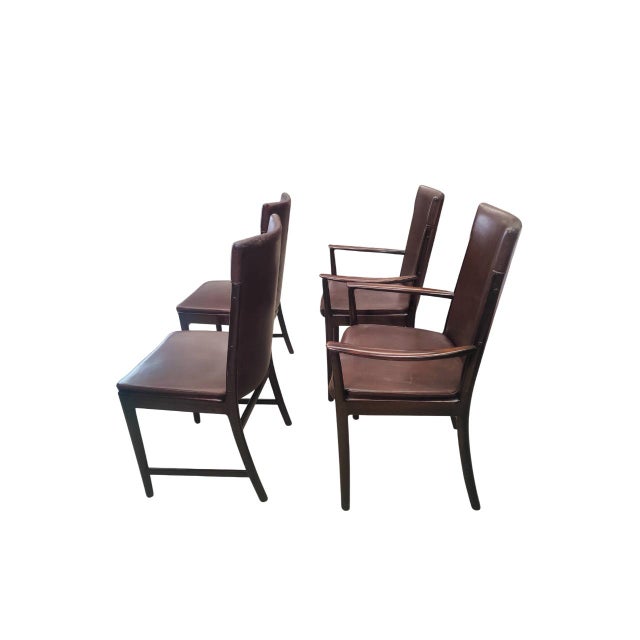 Vintage Chairs by Kai Lyngfeldt Larsen for Soren Wiladsen, Denmark, 1960s, Set of 4 For Sale - Image 16 of 18