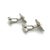 1990s Mikimoto Estate Akoya Pearl Mens Cufflinks 6.5 mm Sterling Silver, 2 pieces For Sale In New York - Image 6 of 7