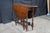 Early 20th Century Antique William & Mary Style Oak Oval Drop Leaf Gateleg Side Table For Sale - Image 5 of 12