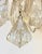 Gold Gilt Iron & Glass Chandelier, 1960s For Sale - Image 8 of 10